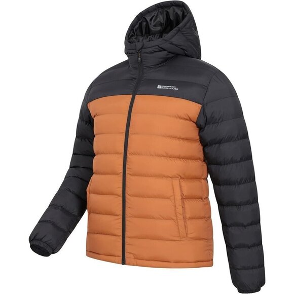 ❤️ Mountain Warehouse Seasons Mens Winter Puffer Jacket Padded Coat-Gold - Picture 7 of 9
